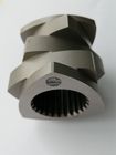 ISO Managment CNC بالقطع الفولاذ المقاوم للصدأ التوأم برغي الطارد أجزاء آلة الطارد