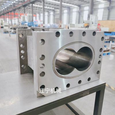Buhler 155 ثنائي المسمار محرك المسمار براميل المسمار للأطعمة المضخة