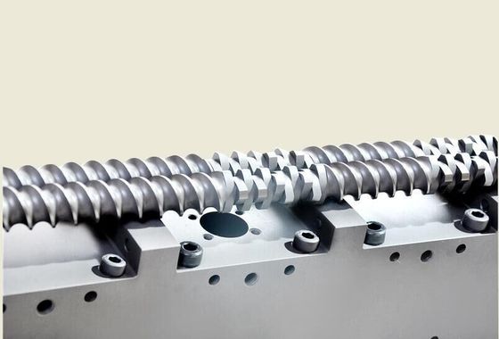 أعمدة آلات البثق ثنائية اللولب ذات مقاومة التآكل الجيدة لإنتاج البولي بروبلين والبولي إيثيلين