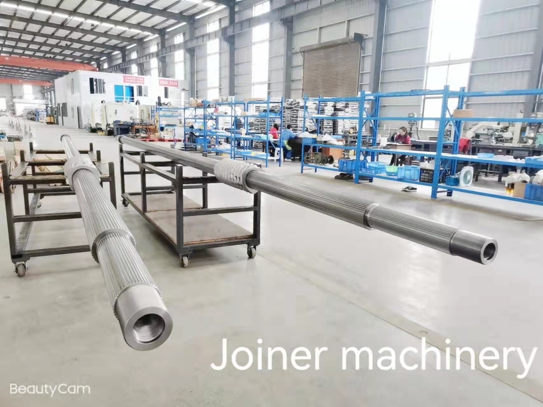 40CrNiMoA المواد شفتات طحن مع نظام التبريد لصناعة الأغذية المضخة بواسطة Joiner