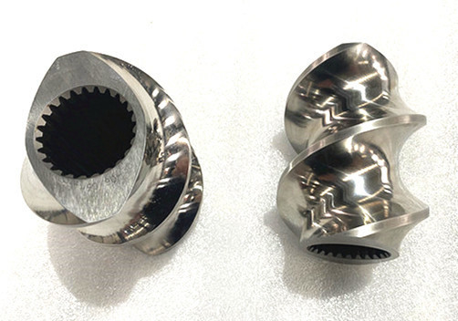 ZE77 قطاعات المسمار Covey Extruder مواد المسمار HRC58 - 62 صلابة للقراصنة