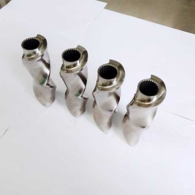 70 قالب عجن ثلاثي الطيران ، عناصر الطارد ذات اللولب المزدوج ، حجم صغير