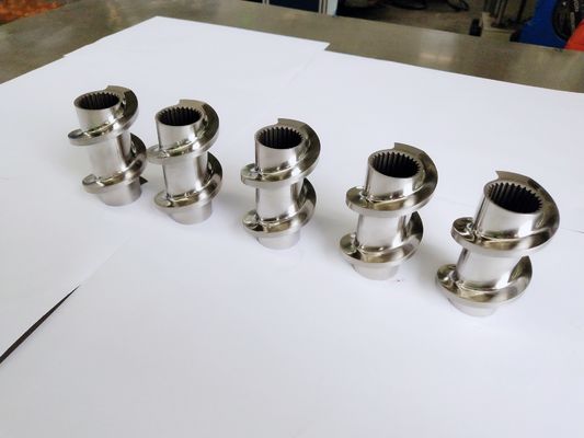 ZSE75 Co تدوير التوأم برغي الطارد قطع غيار HRC58 - 62 صلابة