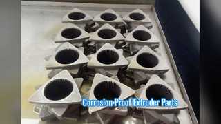 أجزاء الطارد ذات اللولب المزدوج مقاومة عالية للتآكل