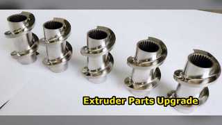 ZSE75 أجزاء الطارد التوأم برغي PP PE POM PVC