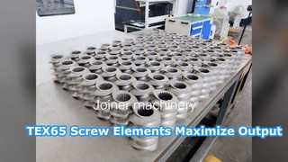 العناصر اللولبية TEX65 لآلات المطاط البلاستيكية